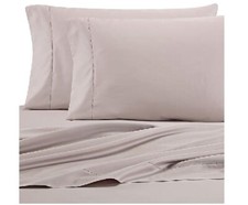 Wamsutta Pima Cotton 525 Thread Count Silver Twin Oversized Flat Sheet