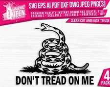 Don´t treat on Me digital file US Flag Patriot Independence Gadsden SVG Cricut