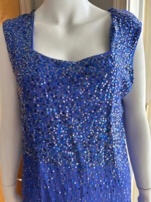 NEW Vertigo Paris Royal Blue Sequin Front Dress Viscose Elastane Size XL | eBay NEW Vertigo Paris Royal Blue Sequin Front Dress Viscose Elastane Size XL | eBay