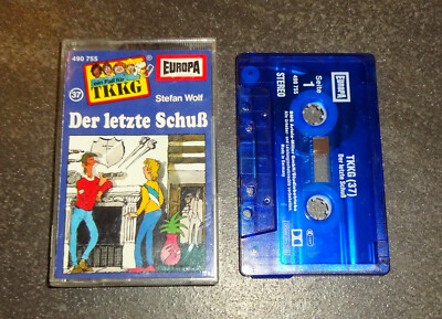 TKKG Der letzte Schuß (37) *Europa* blau/transparent GUTER ZUSTAND TOP