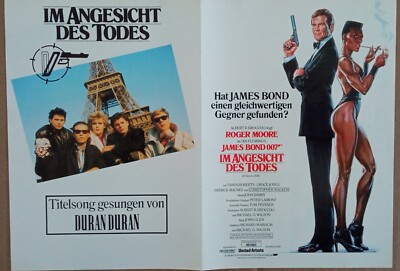 E250 Kino-Flyer  JAMES BOND 007 IM ANGESICHT DES TODES  Roger Moore