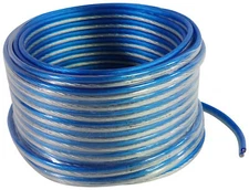 Rockville BLUE 14G50 OFC 14 Gauge 50 Foot 100% Copper Speaker Wire Car Audio