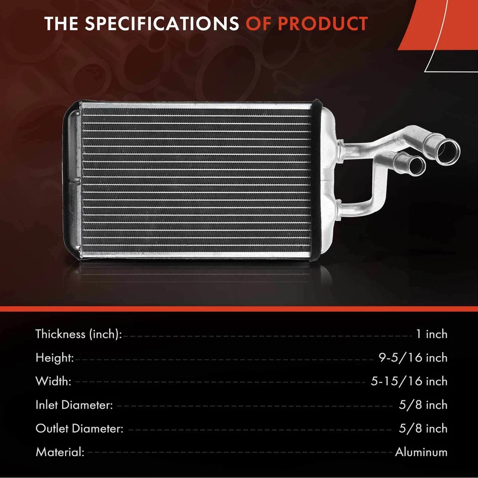 HVAC Heater Core for Chevrolet Impala 04-13 Buick LaCrosse Pontiac Grand Prix - Image 3 of 4