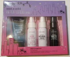 Wet N Wild 4 PC Gift Set Fa-La-La-Land 2020 Holiday Collection Prep & Prime Set