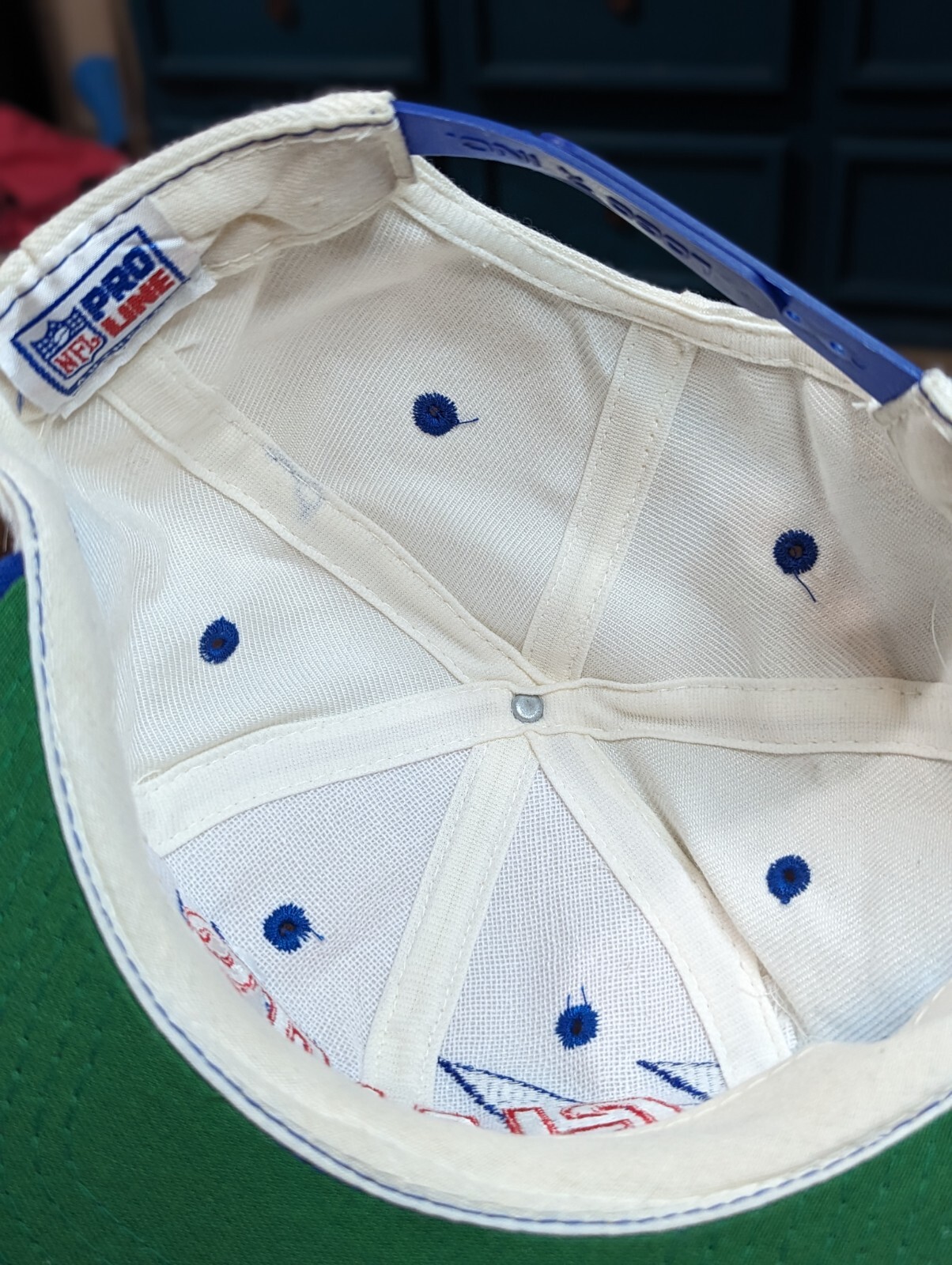 VINTAGE NEW YORK GIANTS SHARKTOOTH HAT CAP LOGO ATHLETIC TWO TONE eBay