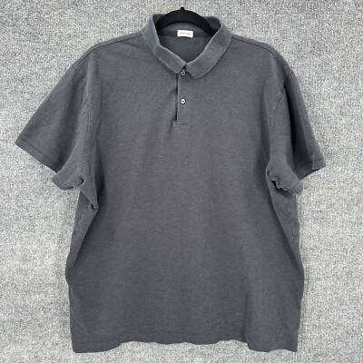 Son Of A Tailor Polo Shirt Mens XL Gray Supima Cotton Gray Casual Preppy