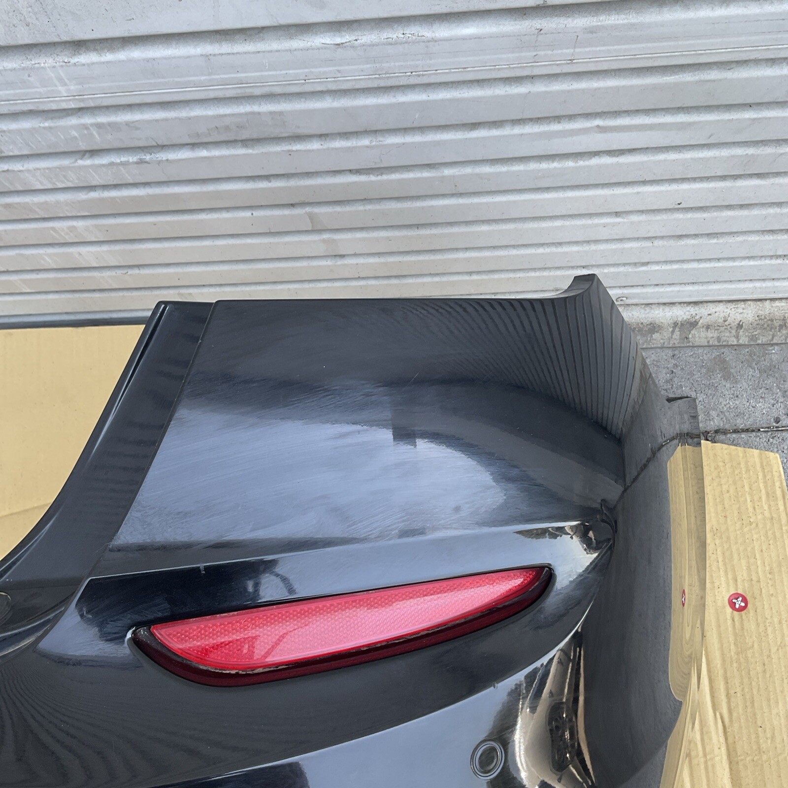 14-17 Maserati Quattroporte M156 Q4 Rear Bumper Cover Black OEM