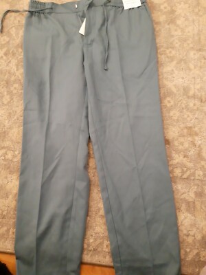 Top Man Mens Trouser.  Blue. Trailored. Elastic Waist.  34W 30L