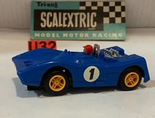 Slot Car SCX Triang Scalextric C-21 Cougar Sports 1 Blue Type 1