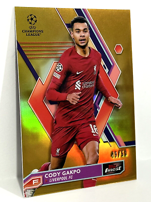 2022-23 Topps Finest UEFA Champion League Liverpool Cody 2022-23 Topps Finest UEFA Champion League Liverpool Cody