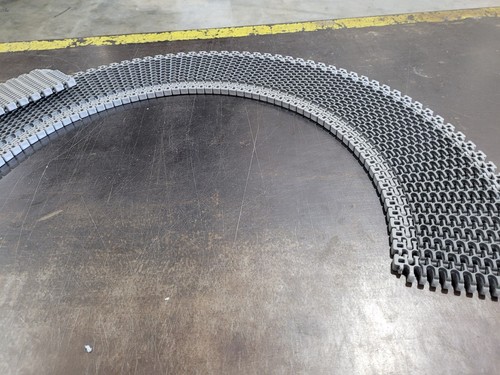 Intralox 2400 Series Grey polypropylene Conveyor Belt Friction Top 7"wide x 10' - Picture 2 of 4