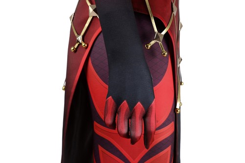 Marvel Rivals Scarlet Witch Cosplay Costume Women Halloween Outfits Party Set - Picture 17 of 23