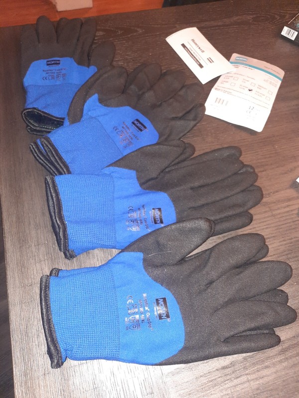 Honeywell Northflex Cold Grip NF11HD XXLarge Thermal Inner Gloves 4 Pair New