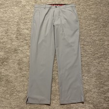 Puma Jackpot Gray Athletic Golf Pants Style Men  s Size 34x30 Lightweight Snap