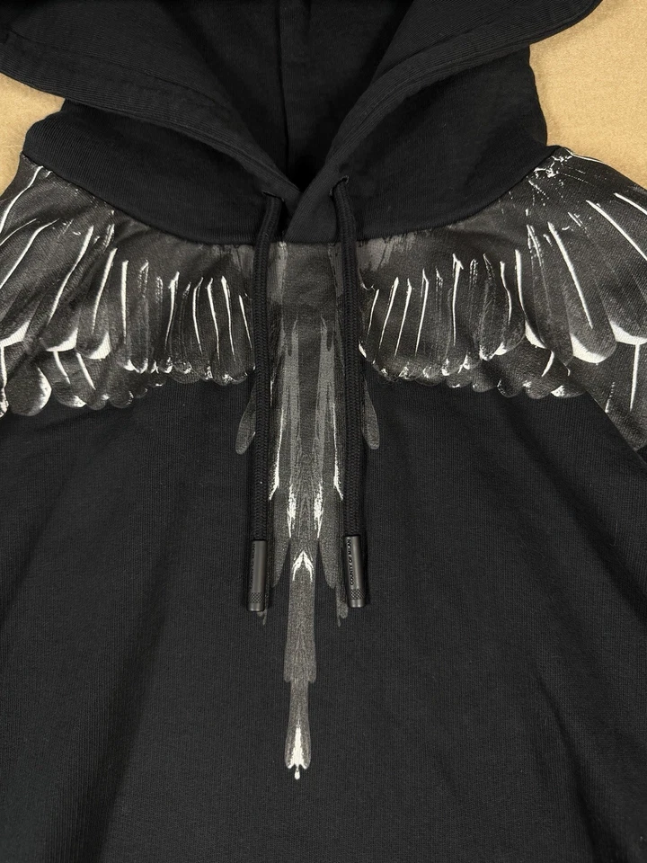 Marcelo Burlon County Of Milan Icon Wings 普通连帽衫男式中号罕见 — 第 4/4 张图片
