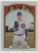 2021 Topps Heritage Chrome Refractor 568/572 Anthony Rizzo #175 4c5