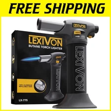 Precision Butane Torch Lighter | Self-Igniting & Safety Lock