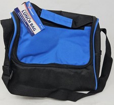 Skillcraft 13042 Triangular Lunch Bag Blue w/ Shoulder Strap