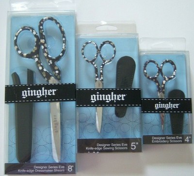 Gingher Designer Series Scissors ~ EVE ~ 4'', Or 8'' NIB