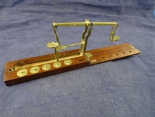 H Bell Folding Pocket Balance Scales + Weights for 5 Different Guinea Gold Coins