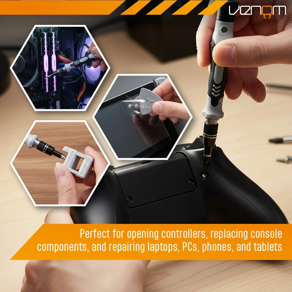 Gaming Console Repair Tool Kit Screwdriver Set | PS5 Xbox Switch PC Laptop - Image 4 of 4