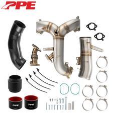 Ppe Brushed Intake Manifold Turbo Inlet Kit For 17-19 Ford 6.7l Powerstroke