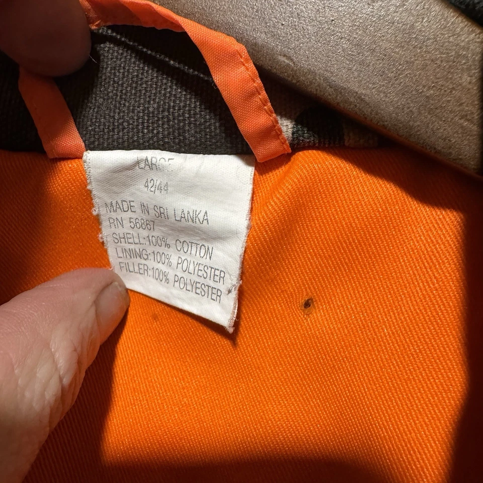 Chaleco de Caza Camuflado De Colección Reversible a Naranja Para Hombre Talla Grande Foto 3 de 4