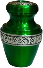At Peace Memorials Tranquility Green Adult Urn for Ashes