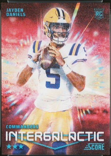 2024 Score Football Jayden Daniels Rookie GMG Graded 10 Gem Mint   Protential | eBay