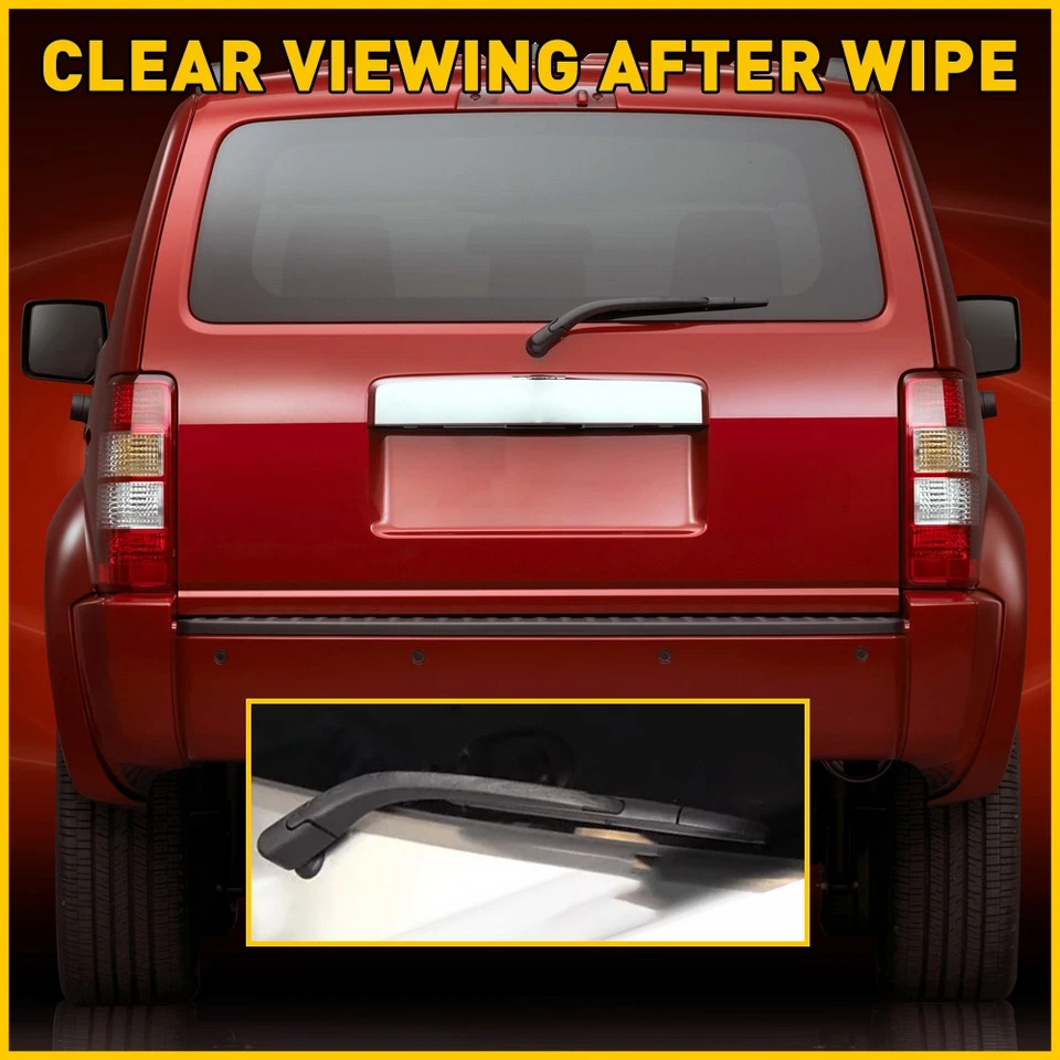 Juego de 4 puertas brazo limpiaparabrisas trasero y cuchillas 5140654AA EAC para Dodge Nitro Magnum 2005-2009 Foto 2 de 4