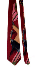 Vintage J.T BECKETT Neck Tie 57" USA Made Imported Silk