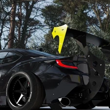 UNIVERSAL ACRYLIC SPOILER END PLATES - PREDRILLED (SET OF 2) Fits Any Wing