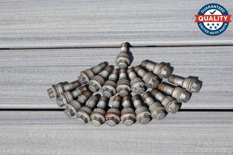 2019-2021 AUDI Q5 QUATTRO 8R 3.0L V6 GAS WHEEL RIM LUG NUT BOLT SET OF 20 OEM - Image 4 of 4