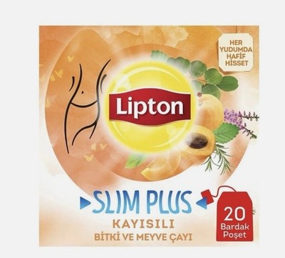 Lipton Aprikose / Fettbrenner 10 Packungen a 20 Beutel