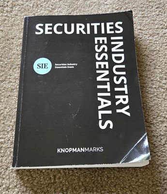 Securities Industry Essentials Exam SIE 5th Ed  License Exam Manual  Free Ship!