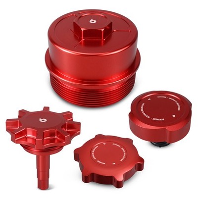 Engine Dress Up Cap Package Red For BMW E36 E46 E60 X3 X5 Z4 M52TU M54 Engine