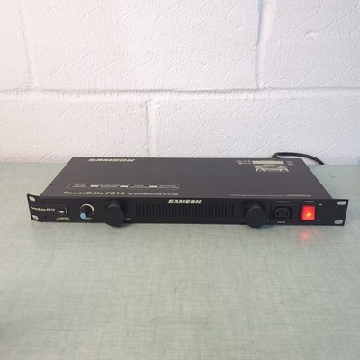 Samson PowerBrite PB10 Rack Mount AC Power Distribution System 1HE Rack Lights