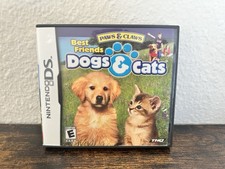Paws  Claws: Dogs Cats Best Friends Nintendo DS - Artwork Case and Cartridge