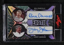 2022 Leaf Exotic Dual Fish 1/1 Bill Parcells Jimmy Johnson #EDA-3 Auto HOF 7r6