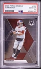 2020 Panini Mosaic Tom Brady #135 PSA Gem Mint 10 Buccaneers Debut