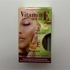 Amazing Shine ROYAL JELLY Skin Oil Capsules 90ct Vitamin E Moisturizer