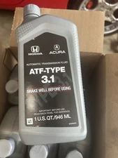 Genuine Honda ATF Type 3 (3.1) X 4 Qts With One Drain Plug