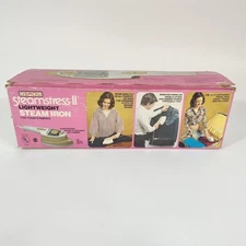 Vintage Osrow Steamstress II Lightweight Steamer 1970's In Org. Box