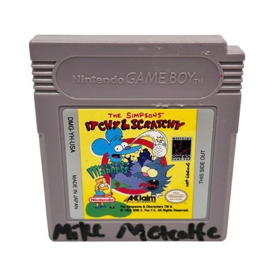 The Simpsons: Itchy & Scratchy Miniature Golf Madness DMG-YH-USA for Game Boy