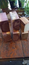 RED CEDAR & SASSAFRAS 6 BOWL BLOCKS BLANKS LATHE TURNING 6 x 6 x 3 & 4 3/4