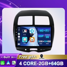 Car Stereo For Mitsubishi ASX 2010-2017 Navi Android 16 Sat Nav CarPlay DSP DAB+