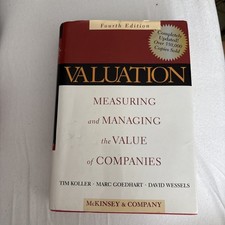 Valuation: Measuring and Managing - Paperback...