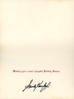 Sandy Koufax PSA DNA Loa Signed Vintage Christmas Card Autog