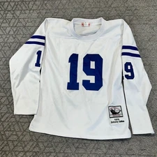 Mitchell Ness Johnny Unitas 1970 Throwback Jersey Men's Size 48 White Blue