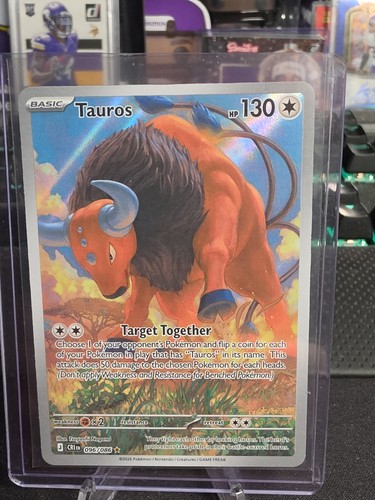 Tauros 96/86 Illustration Rare Pokemon Chaos Rising ME04 CRI NM